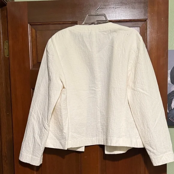 Lafayette 148 New York Off-White Blazer Size 16 - Picture 3 of 3